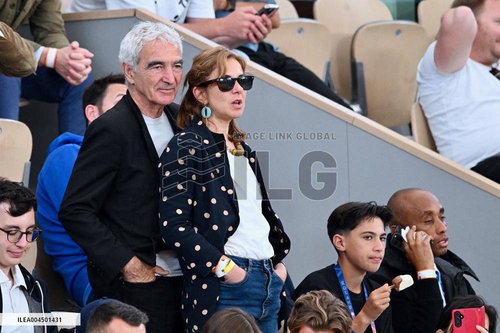 2025 French Open - VIPs In The Stands