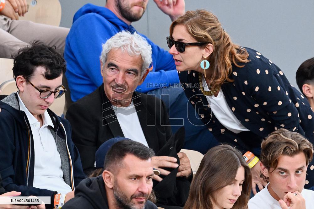 2025 French Open - VIPs In The Stands