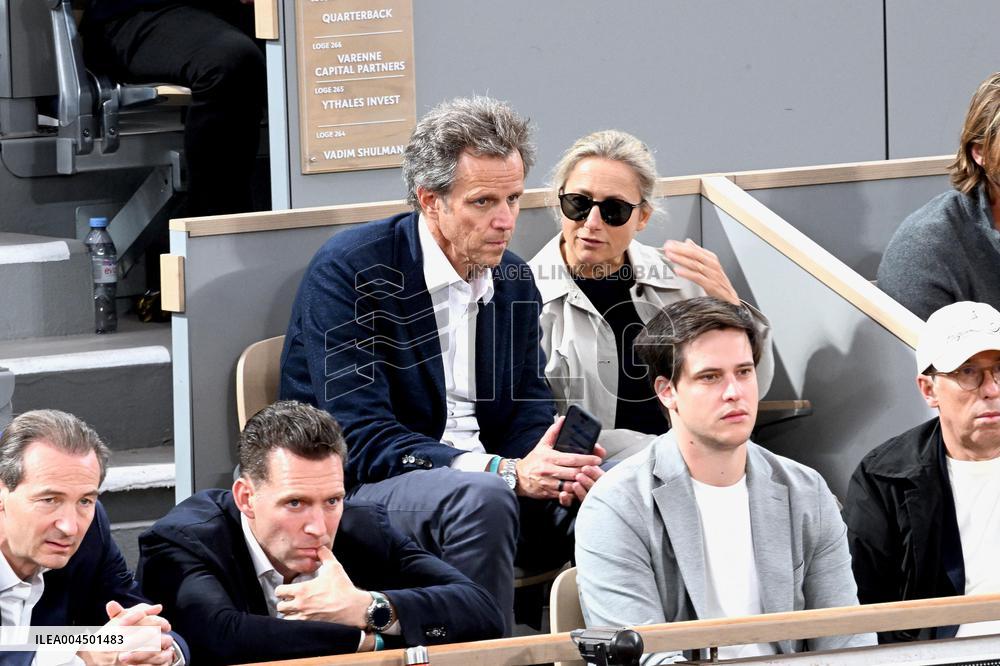 2025 French Open - VIPs In The Stands