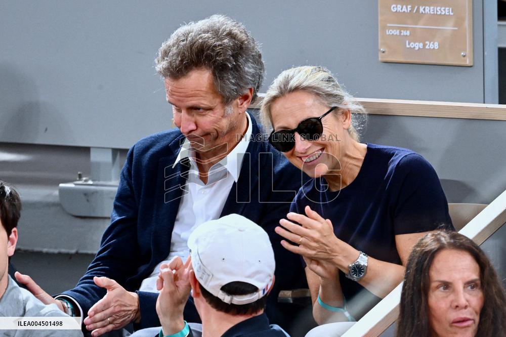 2025 French Open - VIPs In The Stands