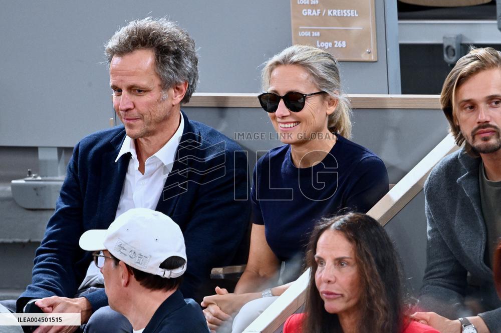 2025 French Open - VIPs In The Stands