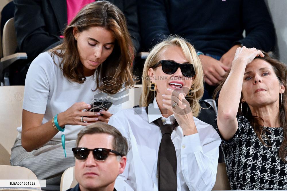 2025 French Open - VIPs In The Stands