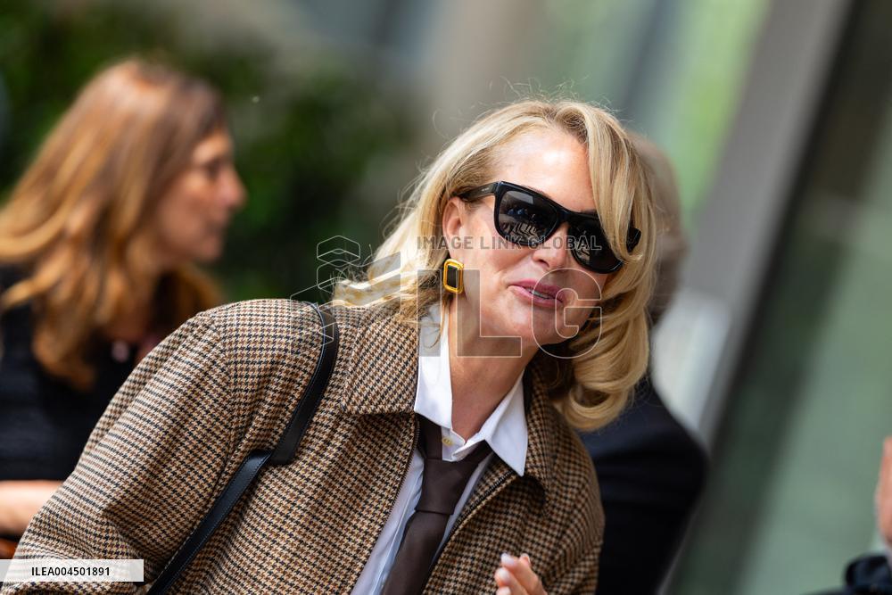 2025 French Open - Celebrities At Village Day 13 NB