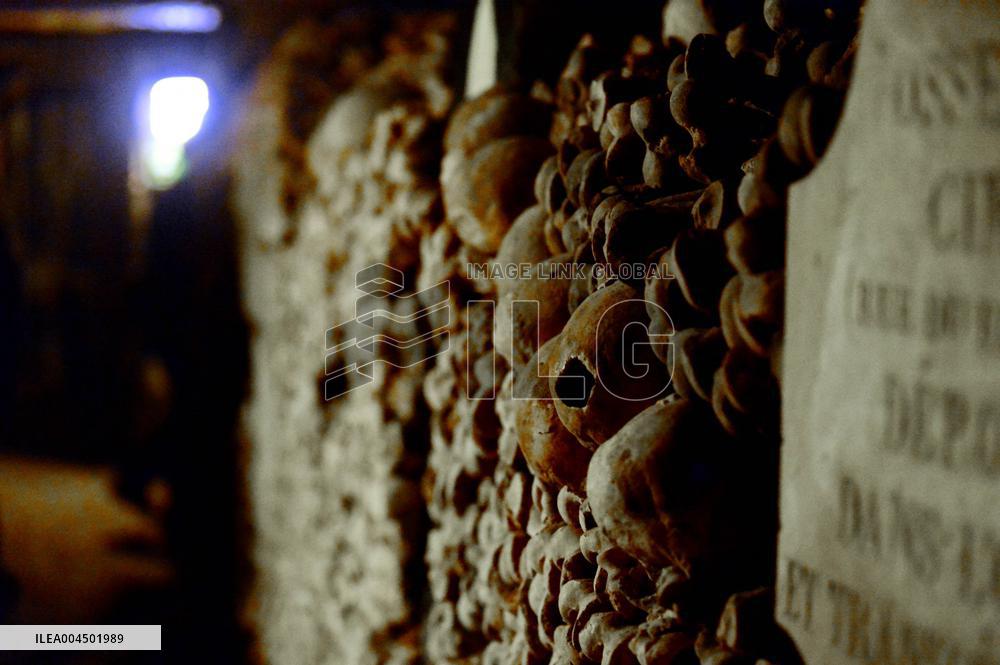 Launch of Nuit Blanche at the Catacombs of Paris - France