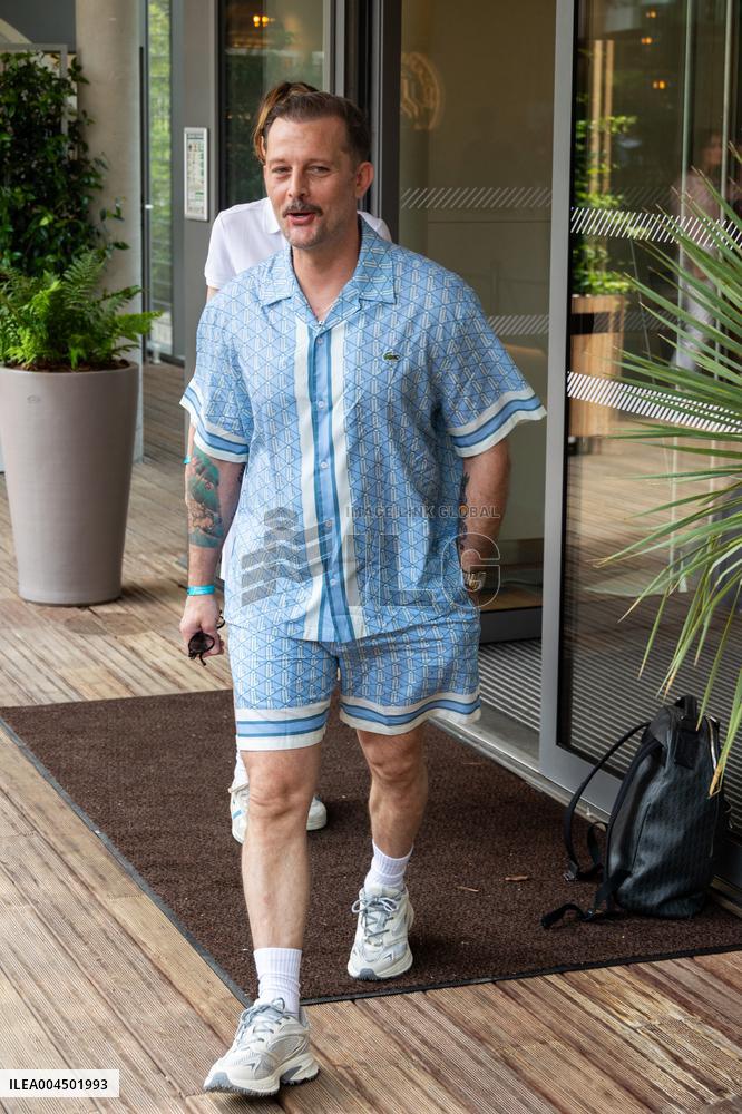 2025 French Open - Celebrities At Village Day 13 NB