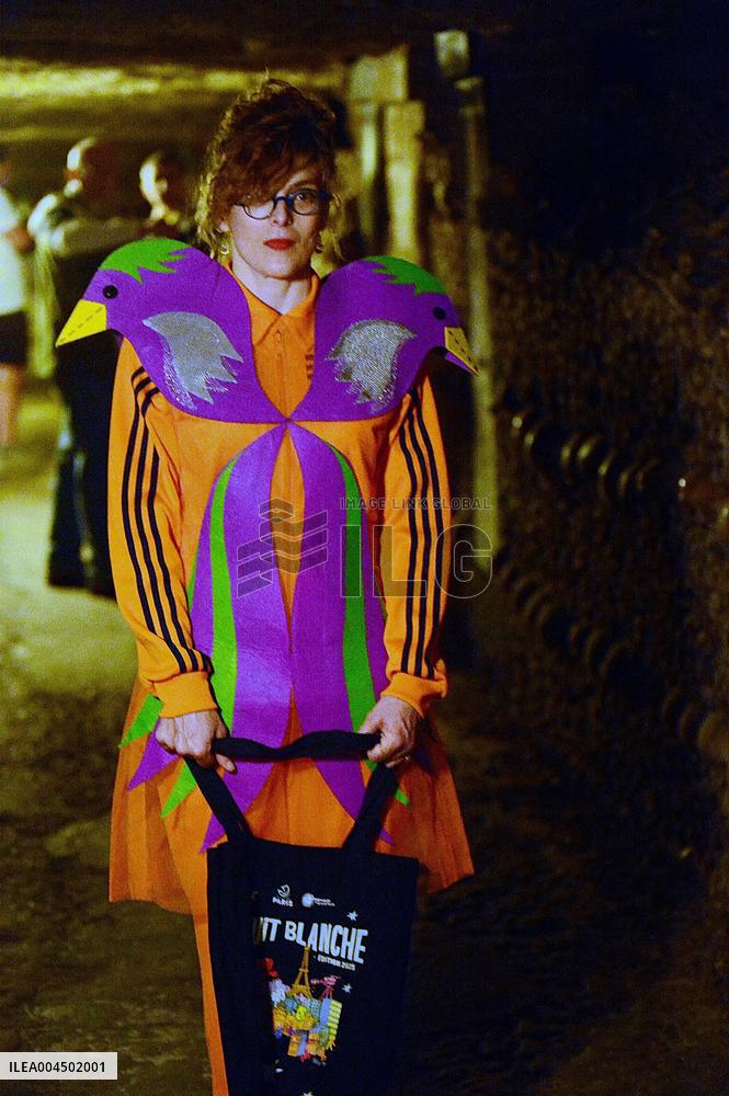 Launch of Nuit Blanche at the Catacombs of Paris - France