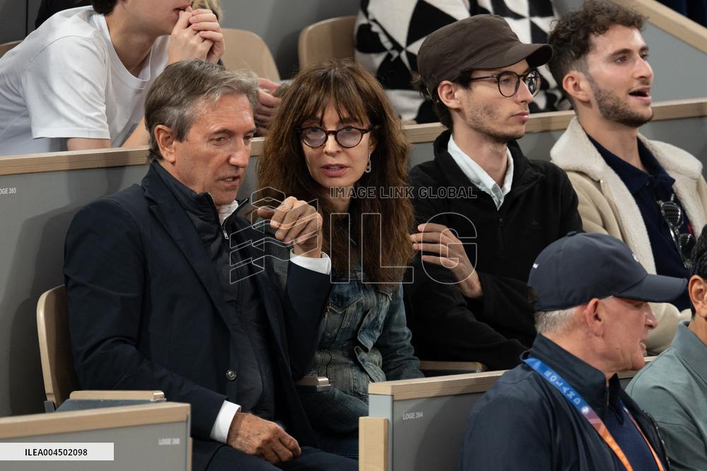 French Open Romeo Beckham At The Stands LZ