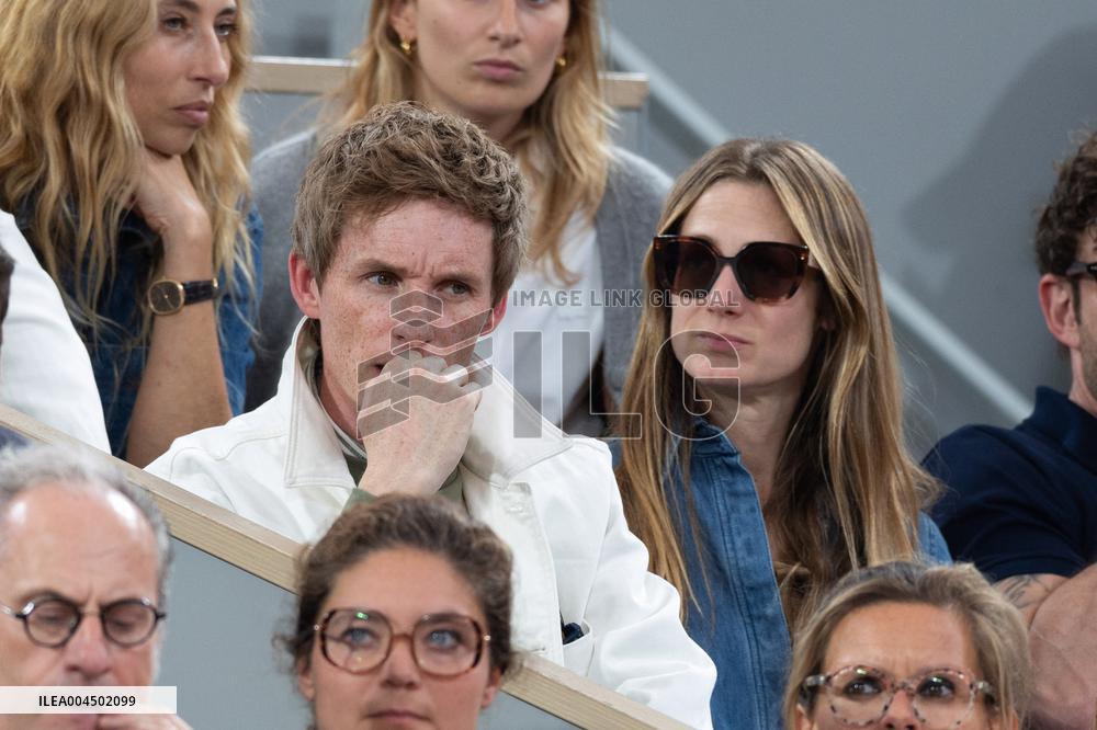 2025 French Open - Celebrities In Stand Day 13 NB