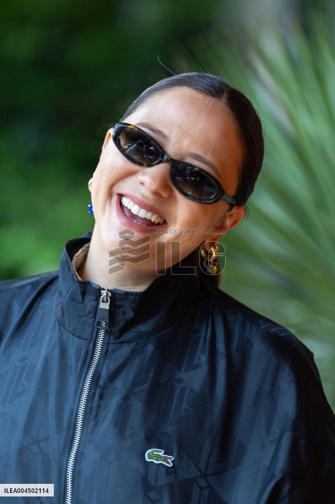 2025 French Open - Celebrities At Village Day 13 NB