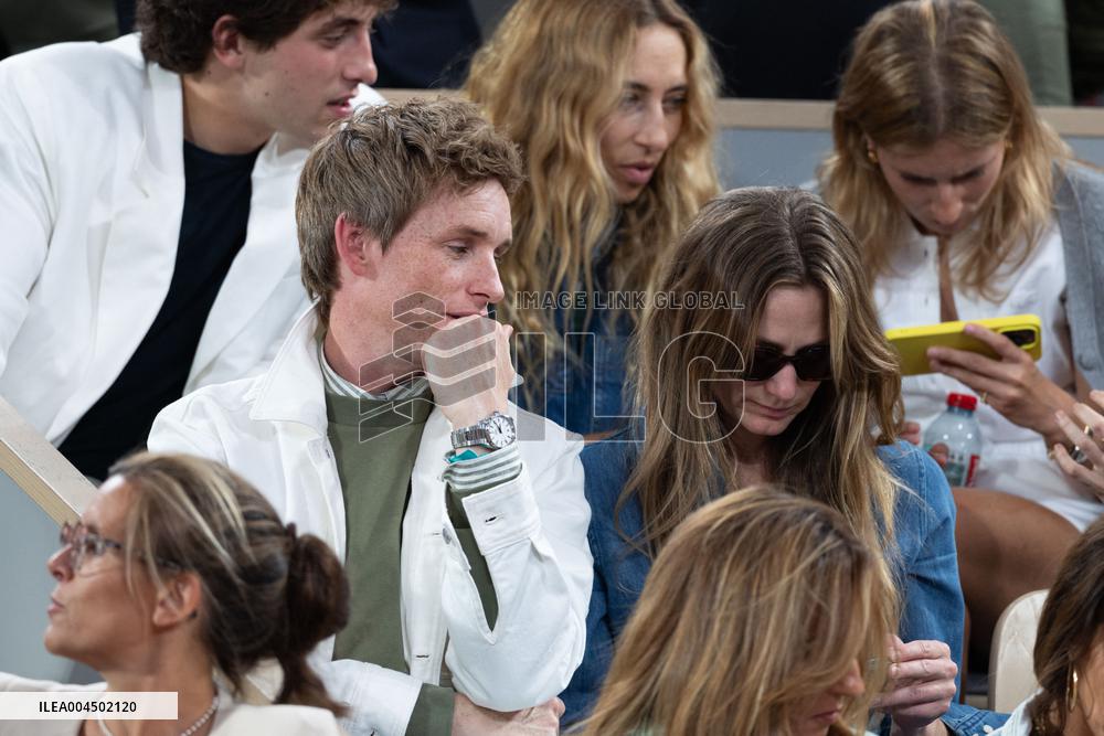 2025 French Open - Celebrities In Stand Day 13 NB