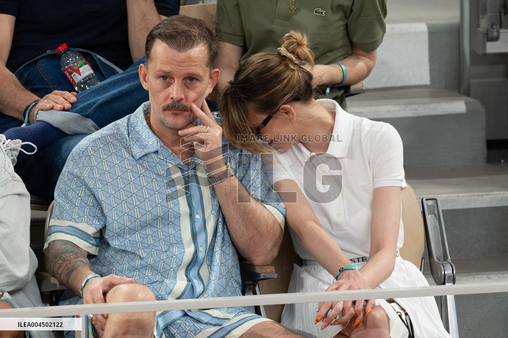 French Open Romeo Beckham At The Stands LZ
