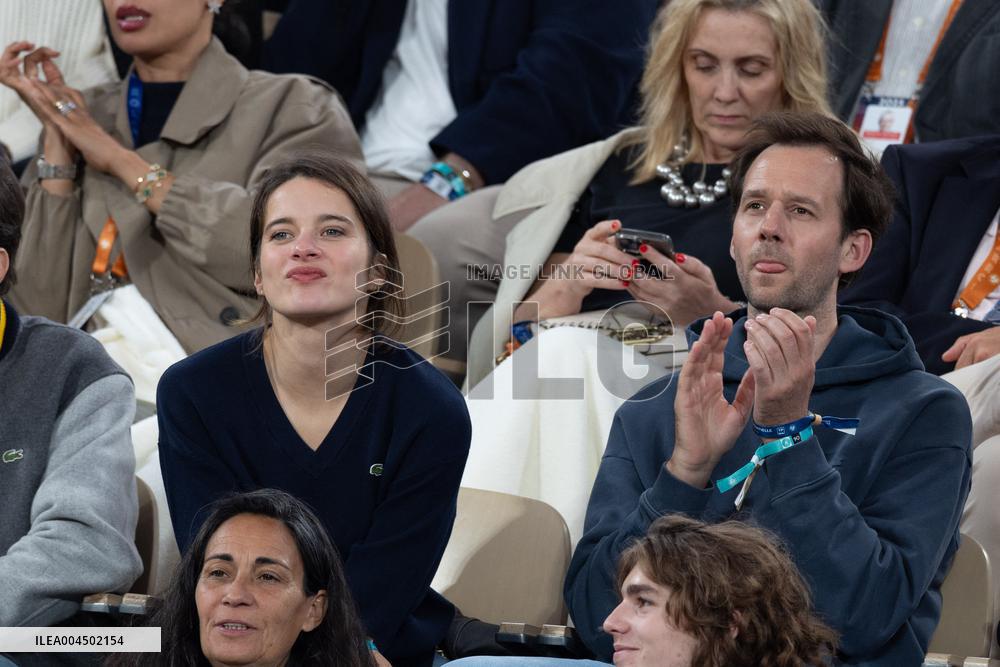 2025 French Open - Celebrities In Stand Day 13 NB