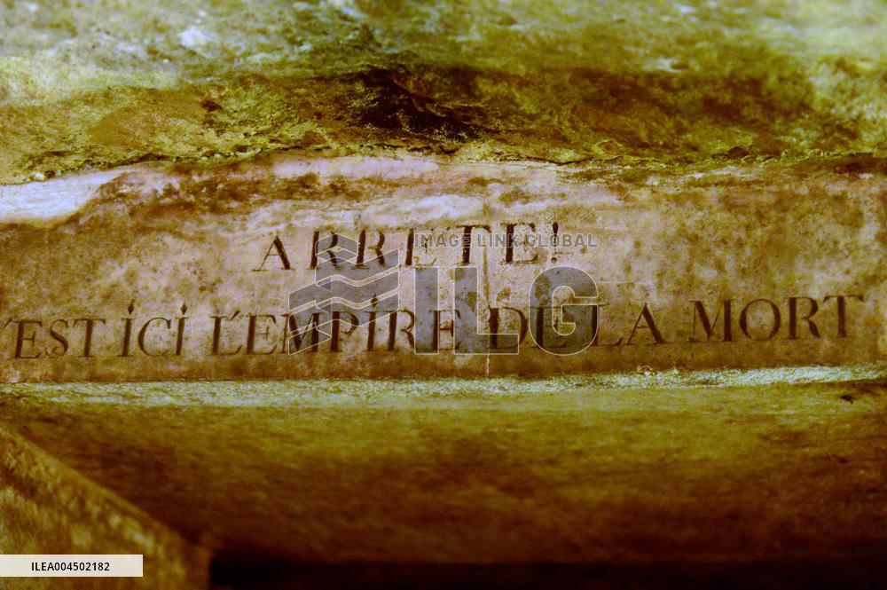 Launch of Nuit Blanche at the Catacombs of Paris - France