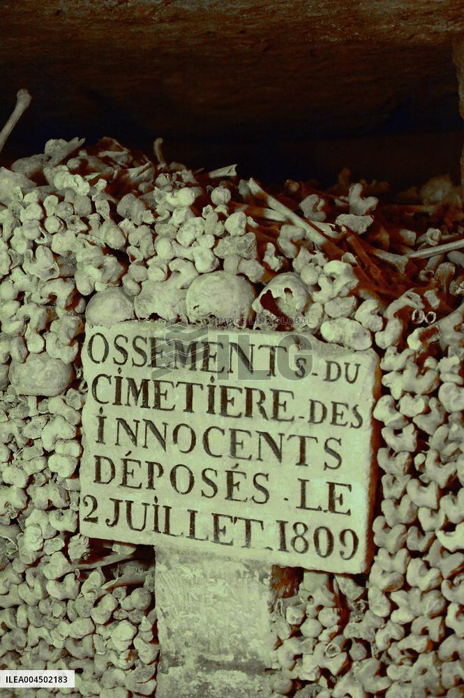 Launch of Nuit Blanche at the Catacombs of Paris - France