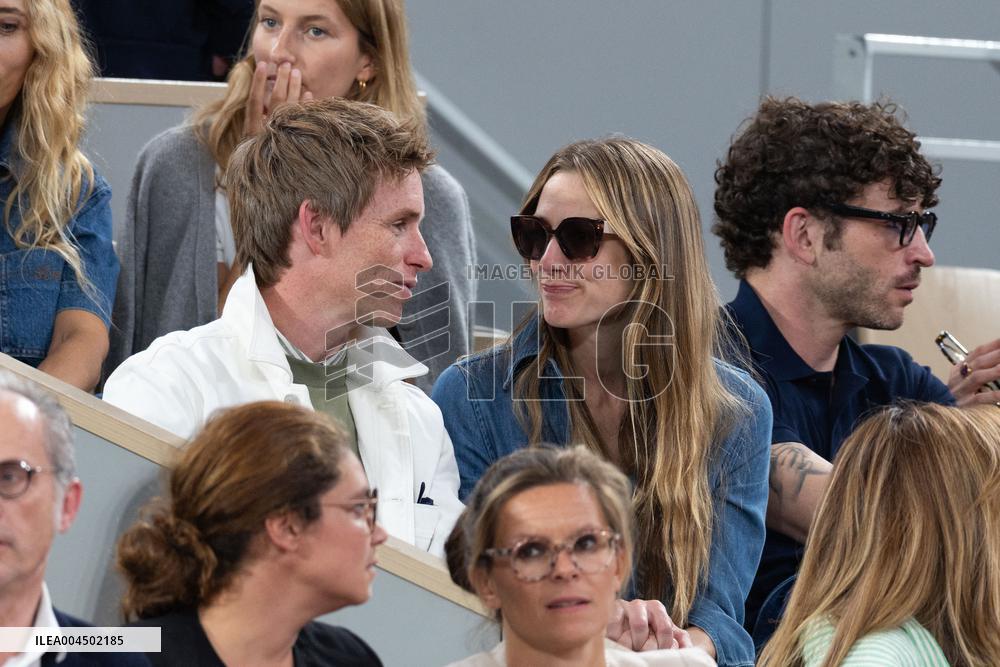 2025 French Open - Celebrities In Stand Day 13 NB