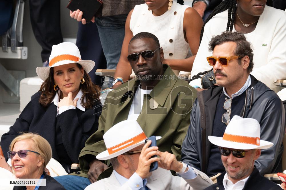 French Open Omar Sy at the Stands LZ