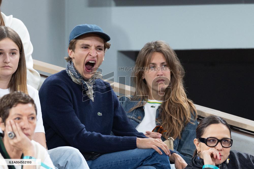 2025 French Open - Celebrities In Stand Day 13 NB