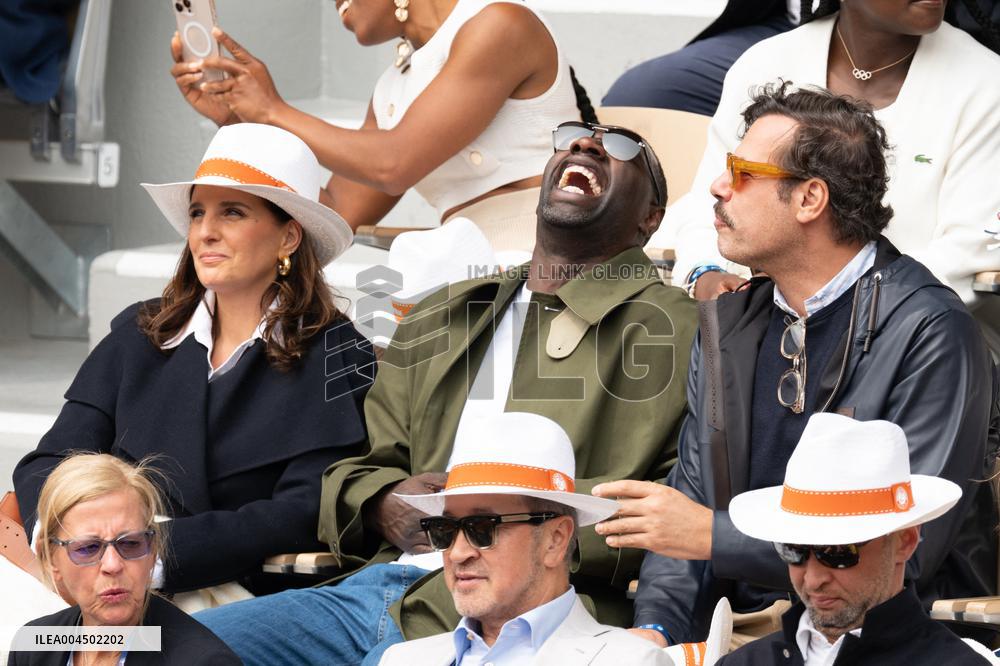 French Open Omar Sy at the Stands LZ
