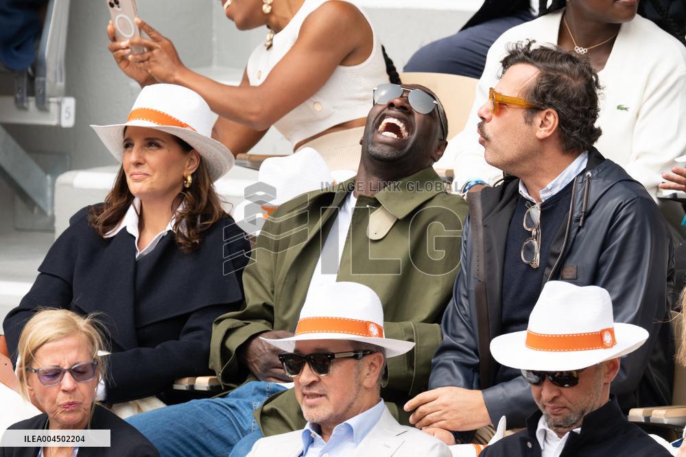 French Open Omar Sy at the Stands LZ