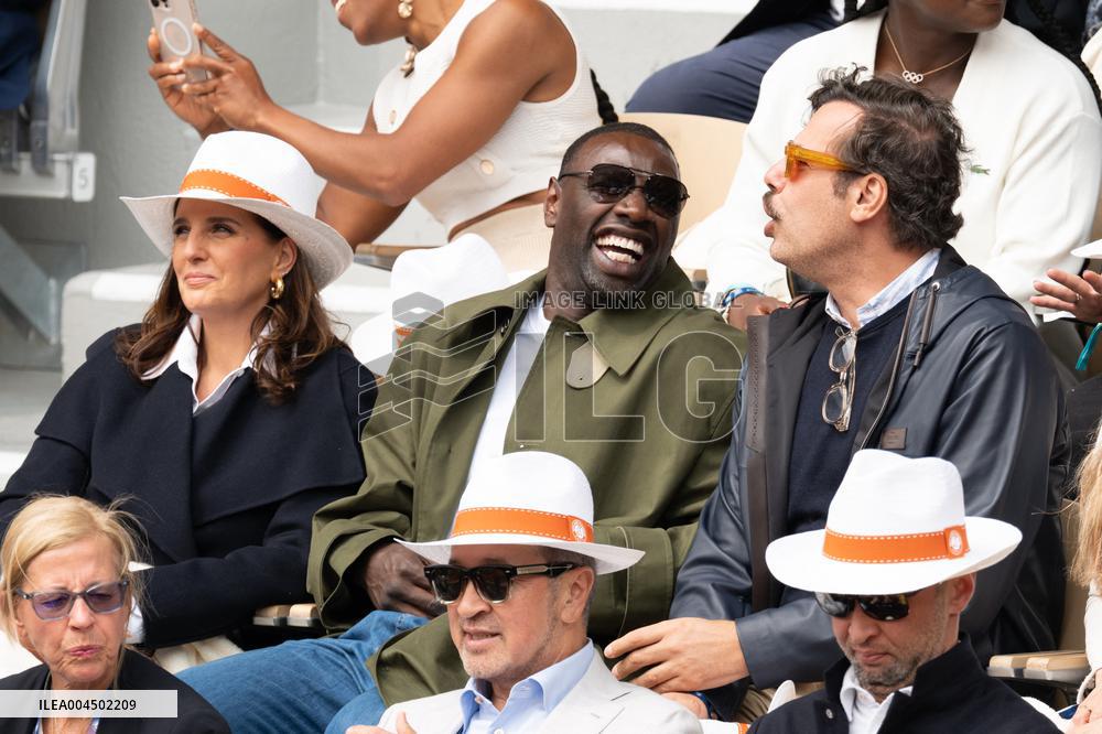 French Open Omar Sy at the Stands LZ