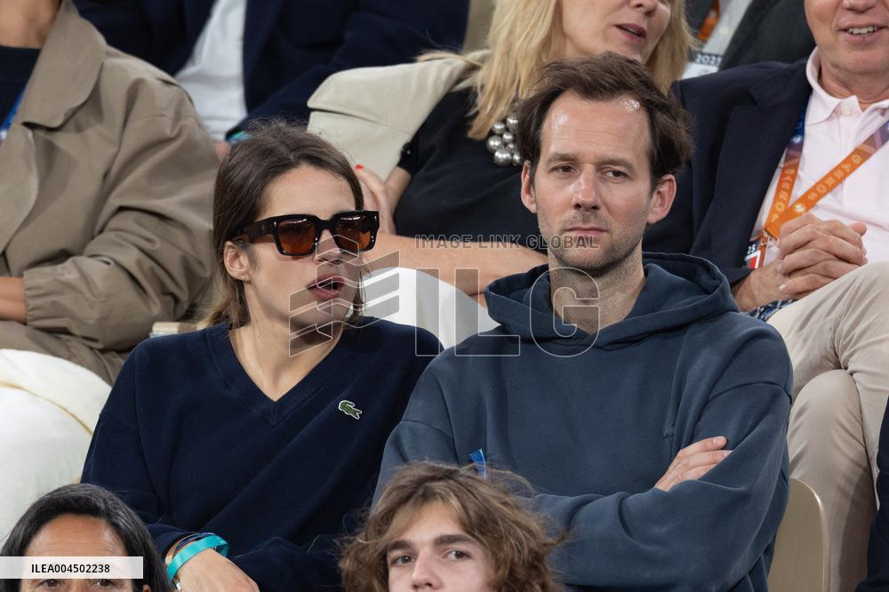 2025 French Open - Celebrities In Stand Day 13 NB