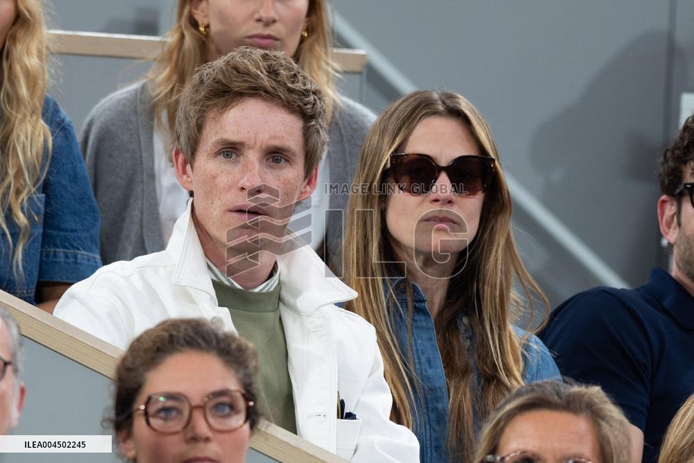 2025 French Open - Celebrities In Stand Day 13 NB