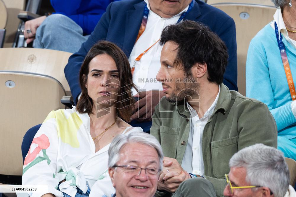 2025 French Open - Celebrities In Stand Day 13 NB