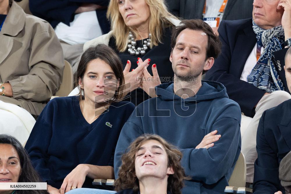 2025 French Open - Celebrities In Stand Day 13 NB