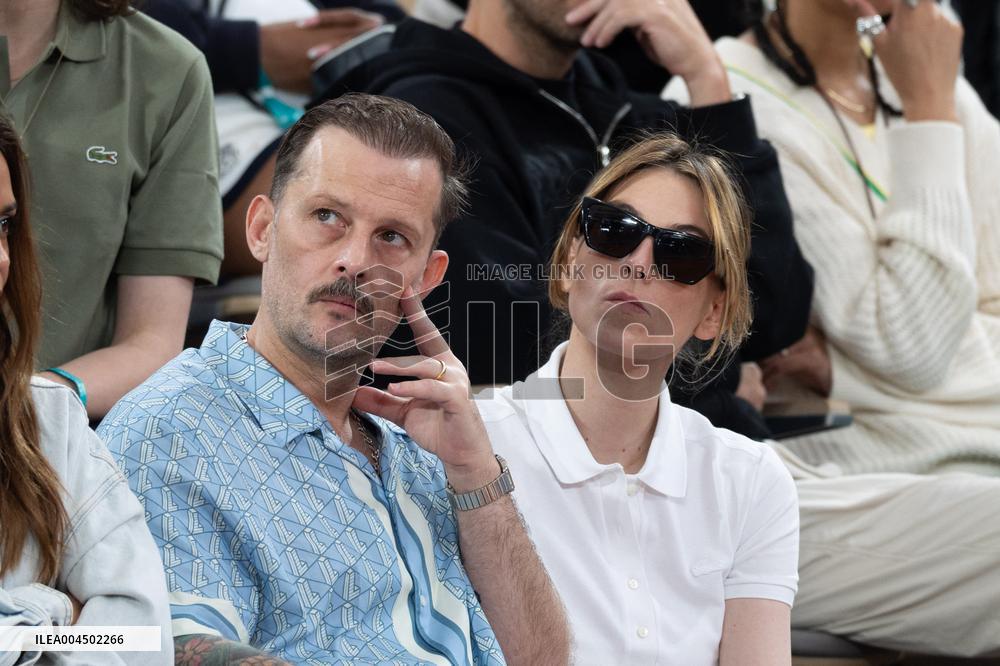 2025 French Open - Celebrities In Stand Day 13 NB