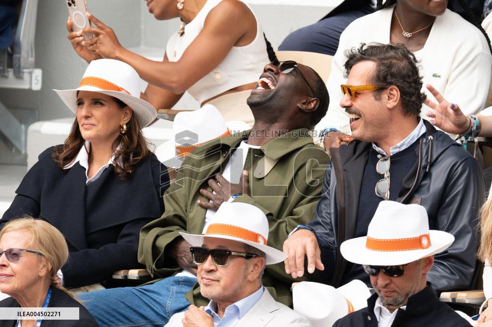 French Open Omar Sy at the Stands LZ