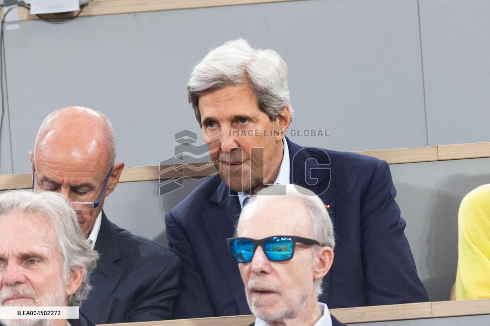 2025 French Open - Celebrities In Stand Day 13 NB