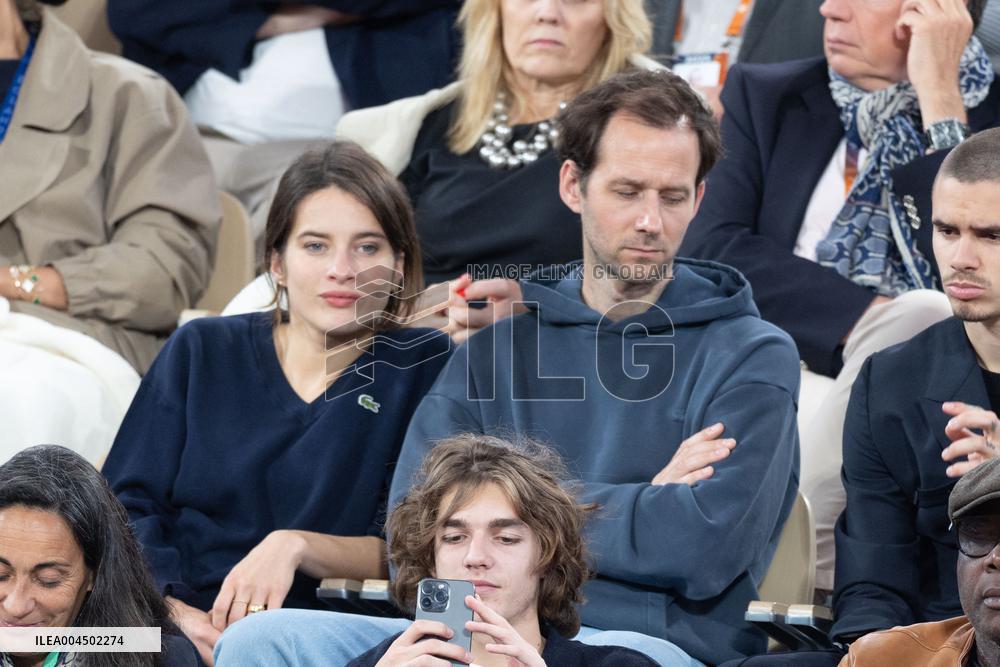 2025 French Open - Celebrities In Stand Day 13 NB