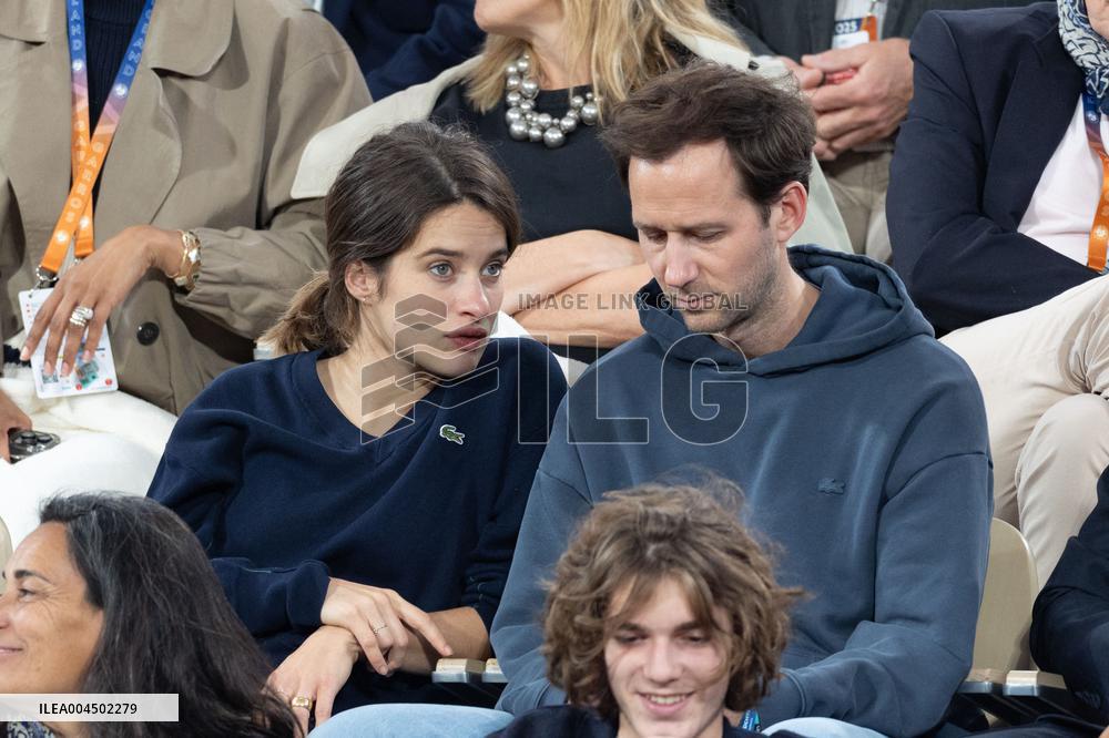 2025 French Open - Celebrities In Stand Day 13 NB
