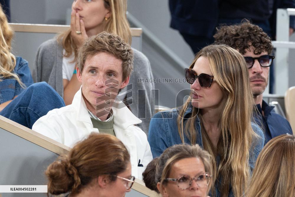 2025 French Open - Celebrities In Stand Day 13 NB