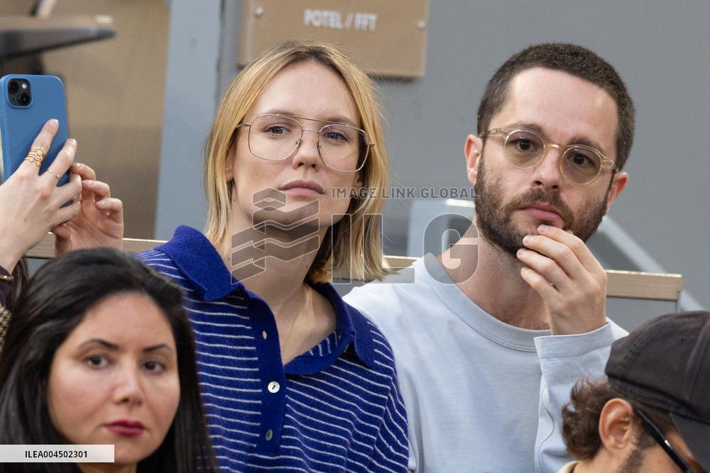 2025 French Open - Celebrities In Stand Day 13 NB