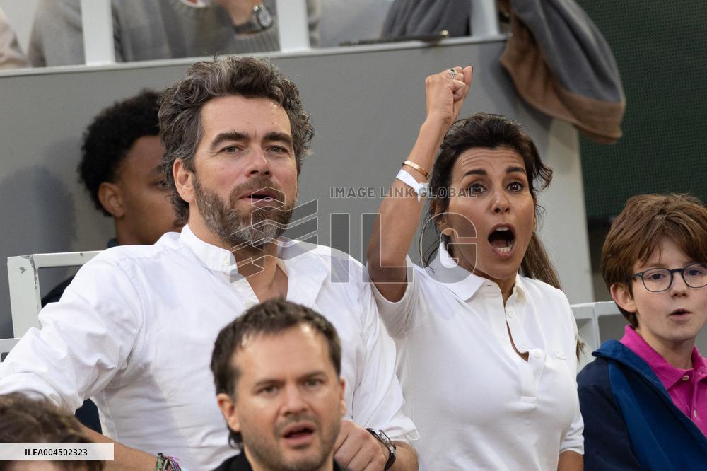 2025 French Open - Celebrities In Stand Day 13 NB