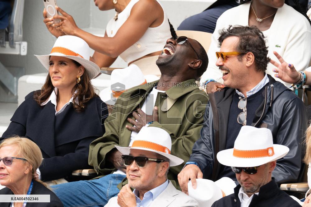 French Open Omar Sy at the Stands LZ