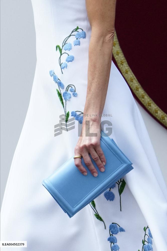 Spanish Royal Couple Attends Armed Forces Day - Spain