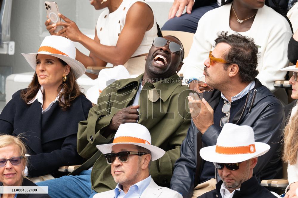 French Open Omar Sy at the Stands LZ