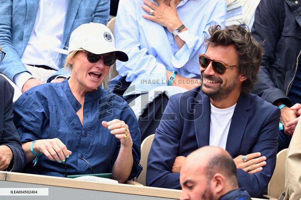 French Open 2025 - VIPs In The Stands - Day 14