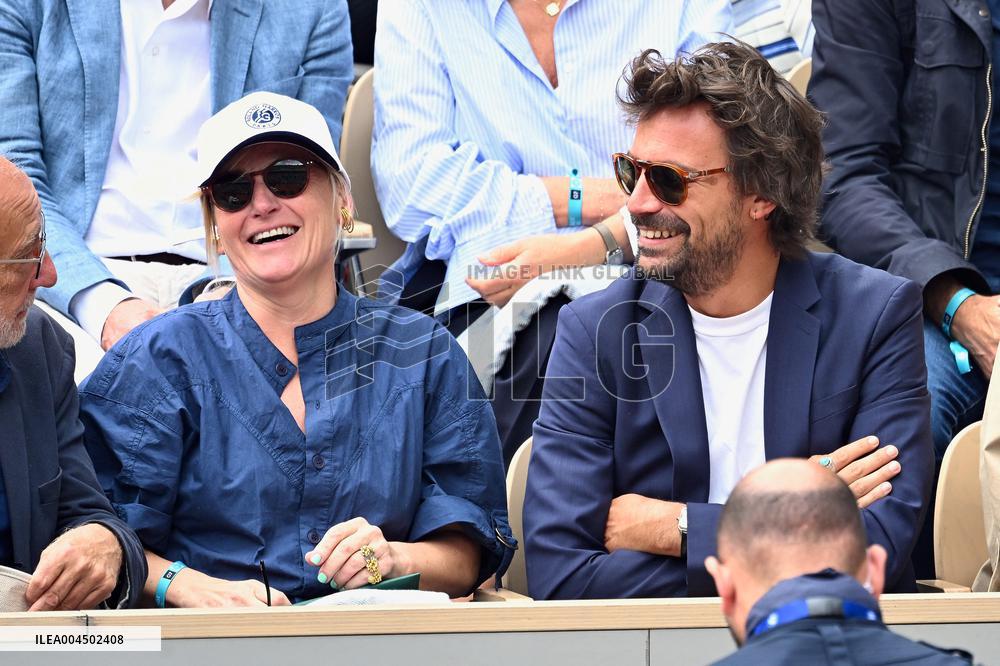 French Open 2025 - VIPs In The Stands - Day 14