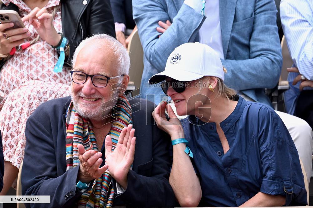 French Open 2025 - VIPs In The Stands - Day 14