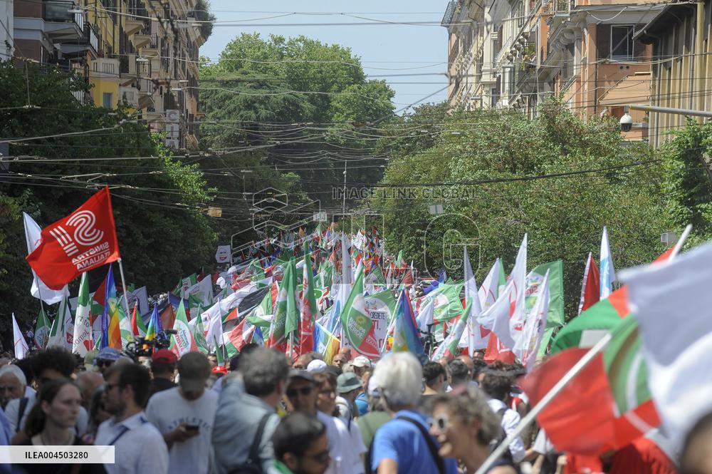 National Demonstration For Gaza in Italy - Rome