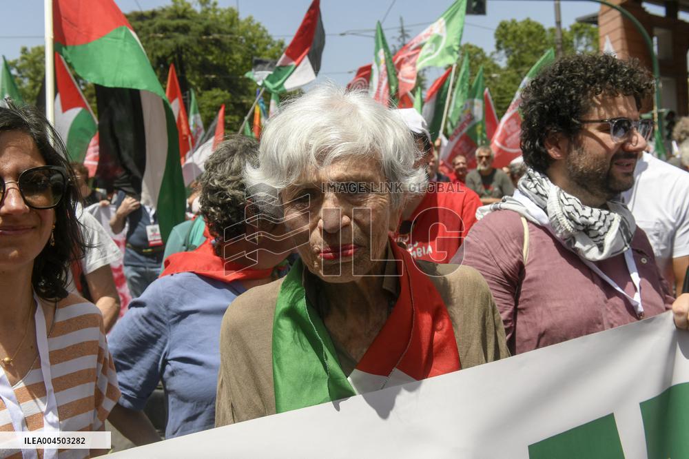 National Demonstration For Gaza in Italy - Rome