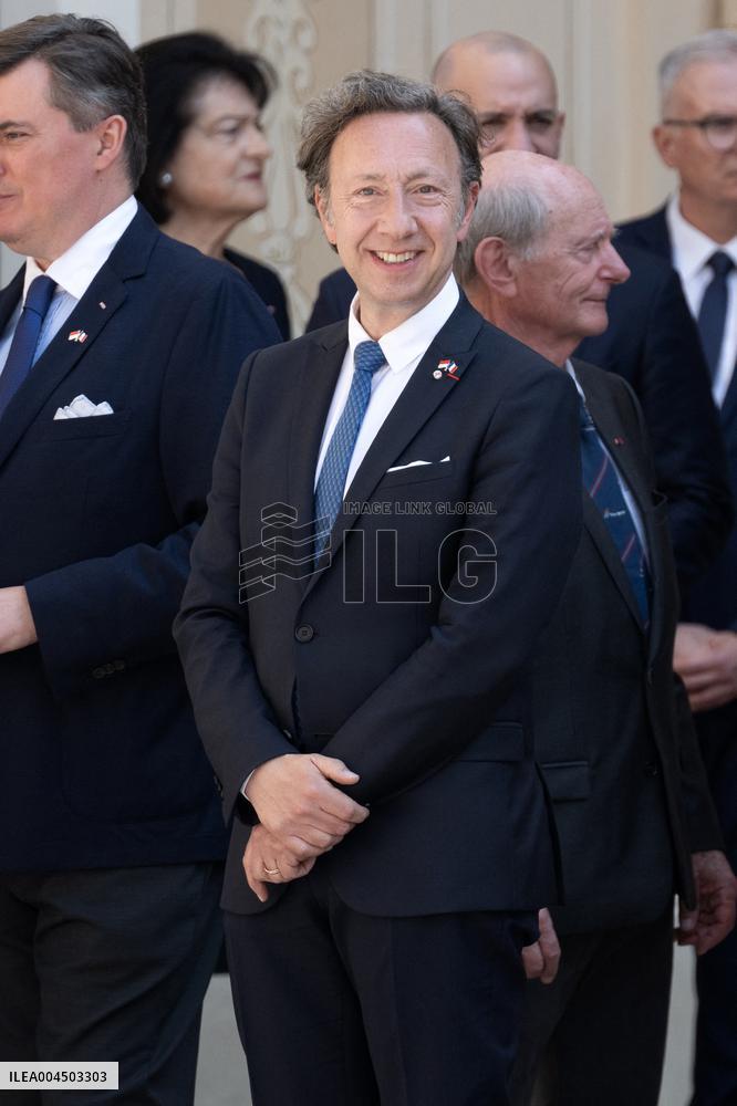 French President Macron visits Monaco