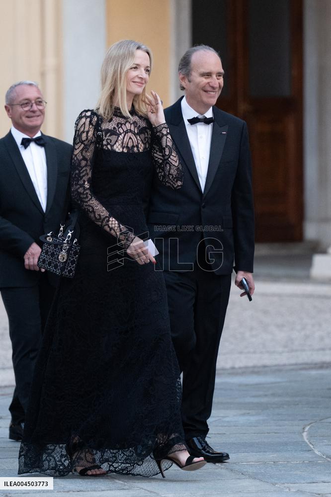 French President Macron visits Monaco.