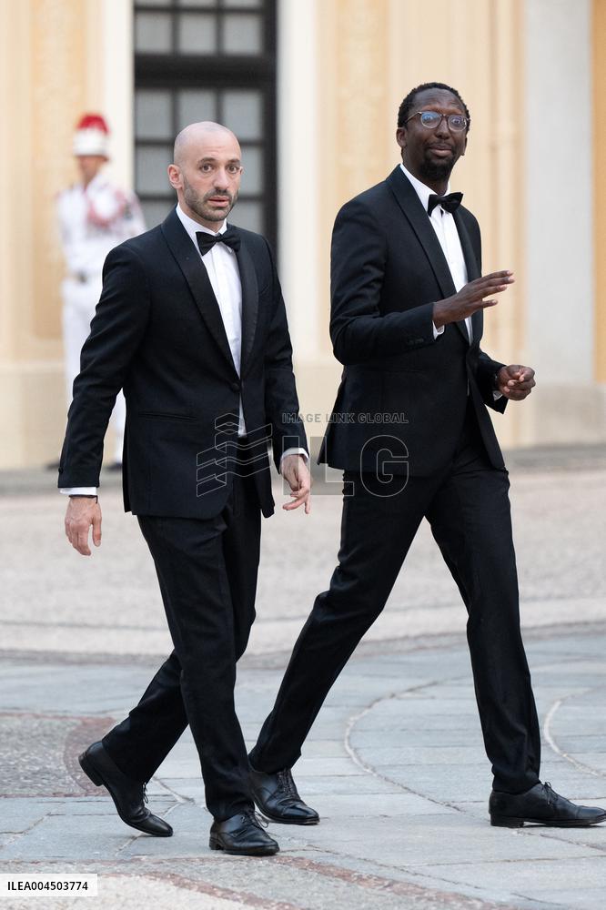 French President Macron visits Monaco.