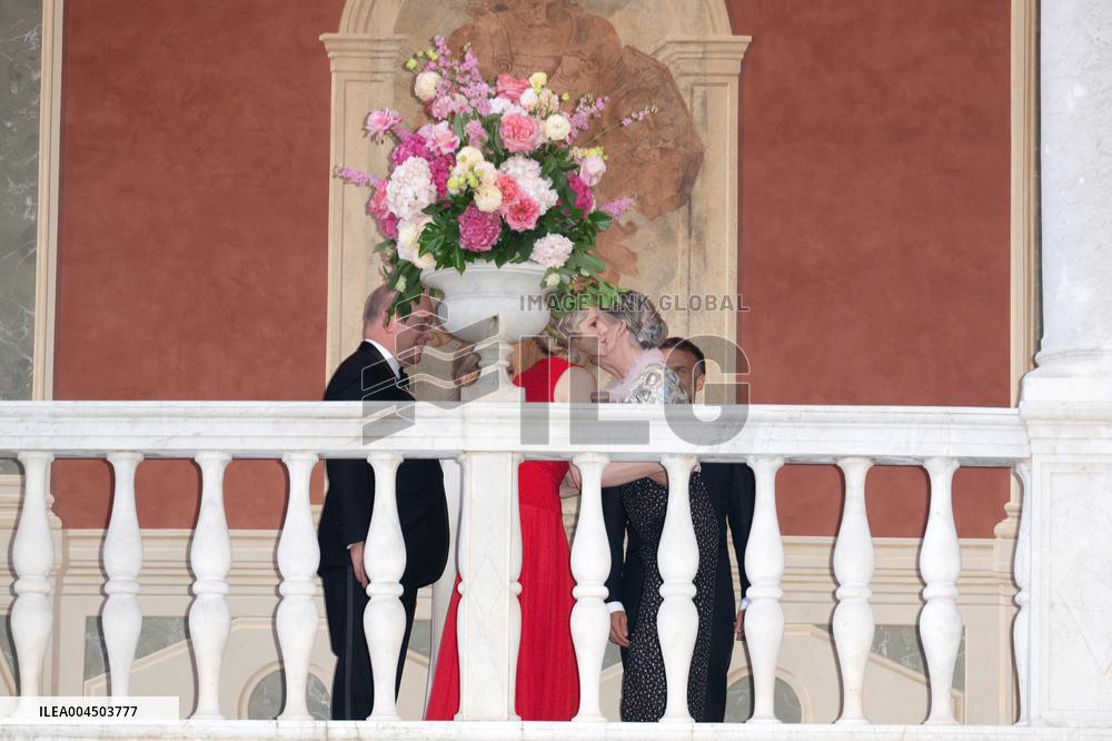 French President Macron visits Monaco.