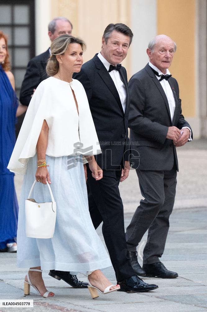 French President Macron visits Monaco.