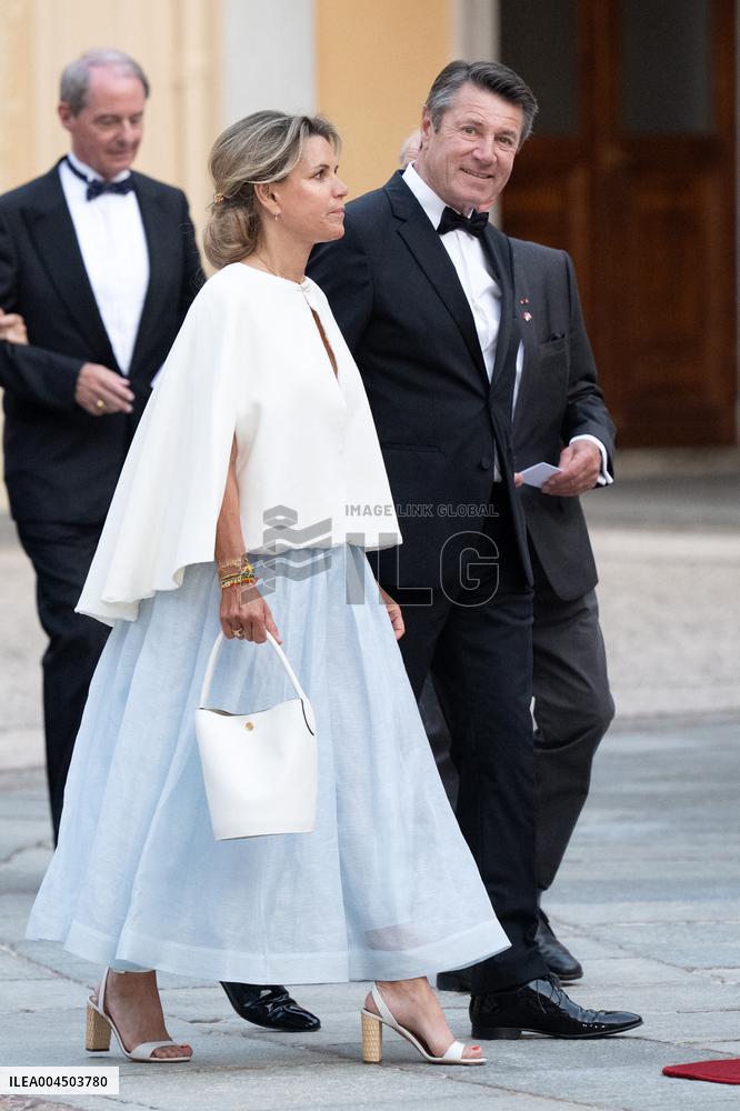 French President Macron visits Monaco.